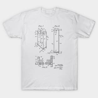 Yoga Exercising Apparatus Vintage Patent Hand Drawing T-Shirt